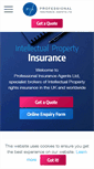 Mobile Screenshot of intellectualpropertyinsurance.co.uk